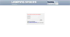 Desktop Screenshot of learningspaces.teachingtimes.com