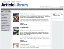 Tablet Screenshot of library.teachingtimes.com